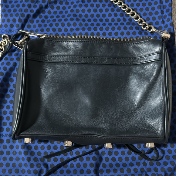 Rebecca minkoff crossbody ( black with gold hardware) - Picture 3 of 4